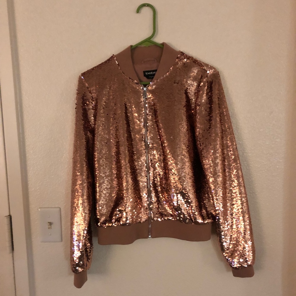 Bebe sequin jacket